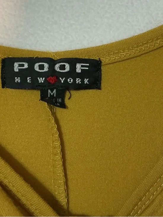 Tie-Front Mini Dress in Mustard yellow medium - Picture 5 of 9